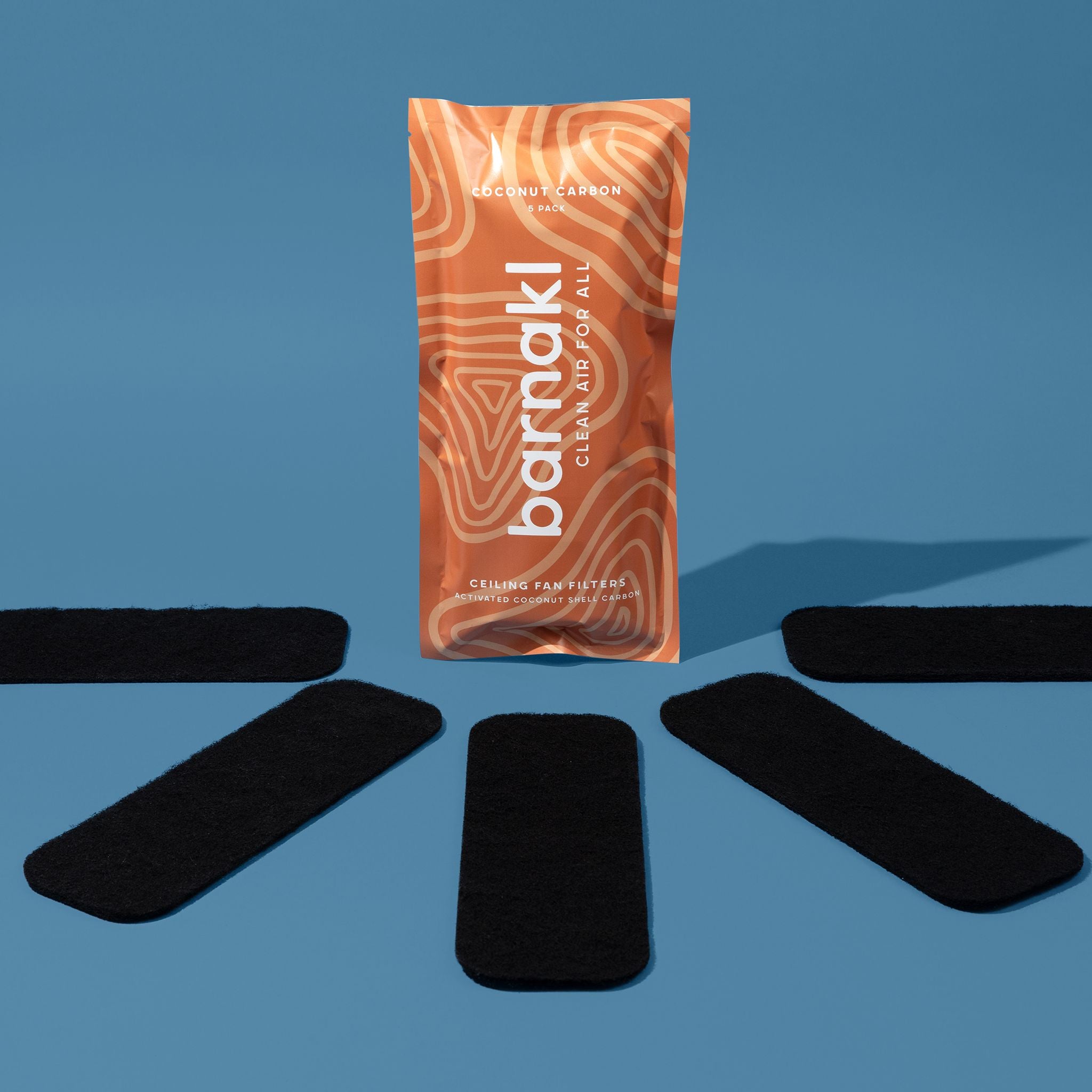Activated Coconut Carbon Filters (5- Pack) (100% Odorless)